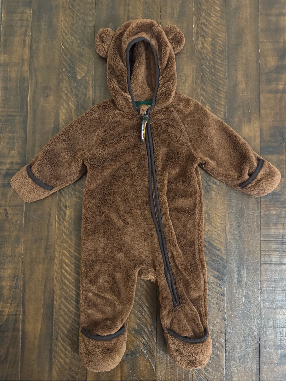 Brown Fleece Bear One-Piece suit  - L.L. Bean